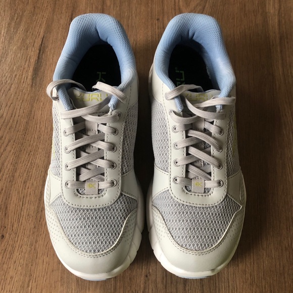 KURU Quantum 2 Dove Gray-Pale Lime-2.0 Sneakers Size 9 Medium Shoes - Picture 16 of 17
